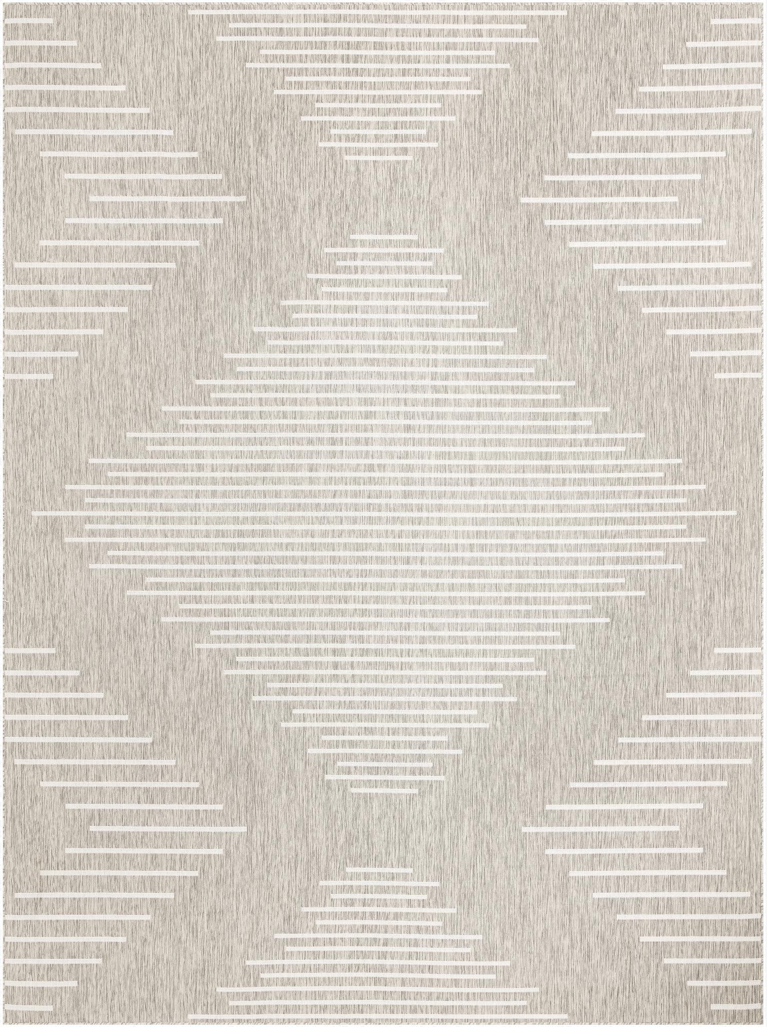  12' x 16' 1  Washable Modern Indoor / Outdoor Rug