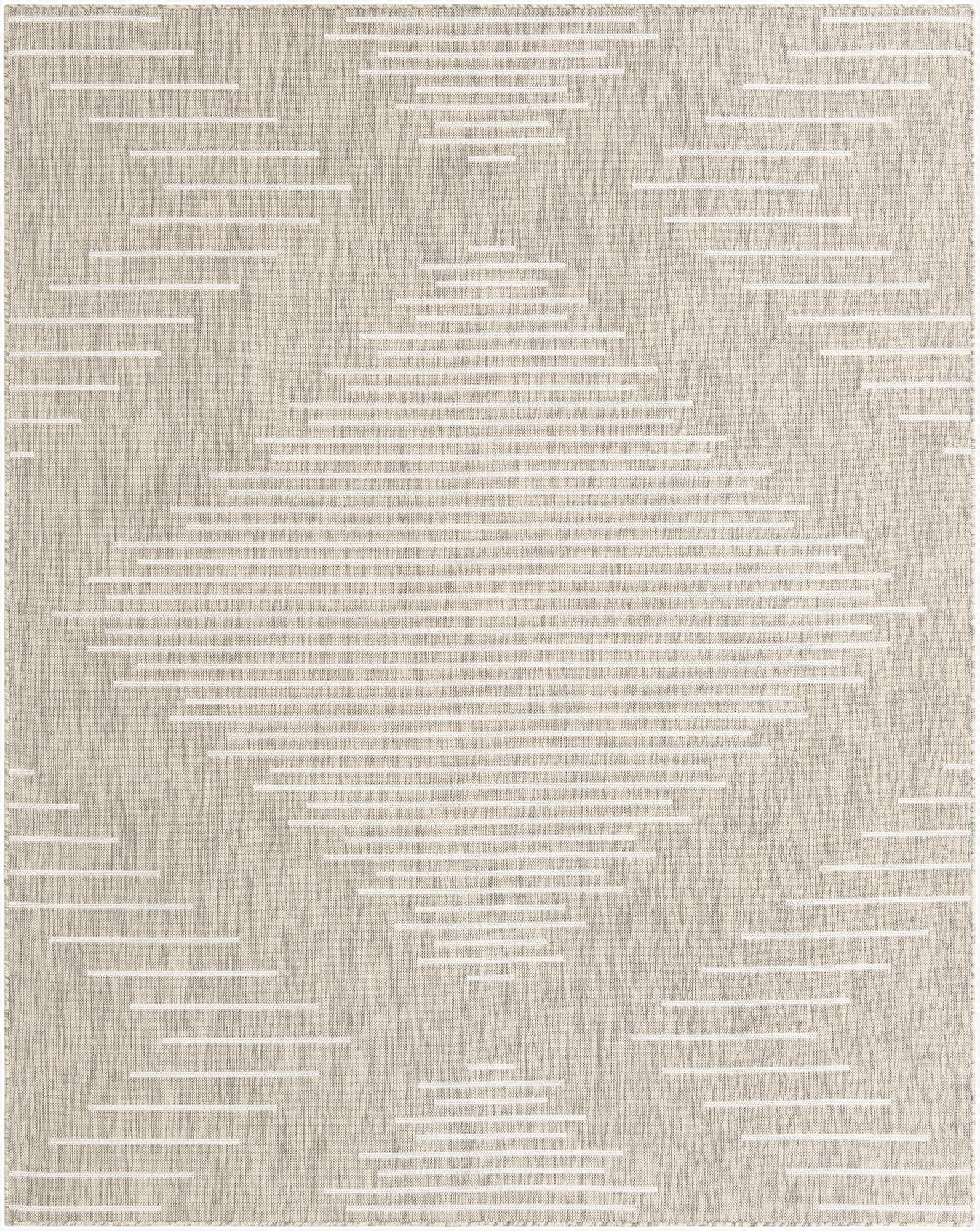  7' 10 x 10'  Washable Modern Indoor / Outdoor Rug