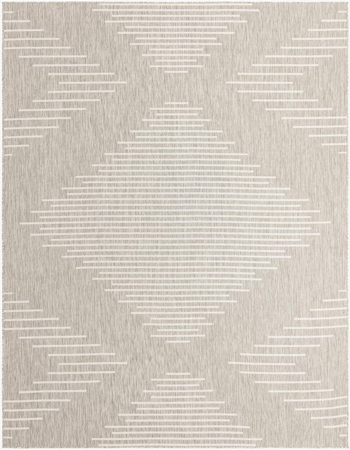 5' 3 x 7' 7  Washable Modern Indoor / Outdoor Rug