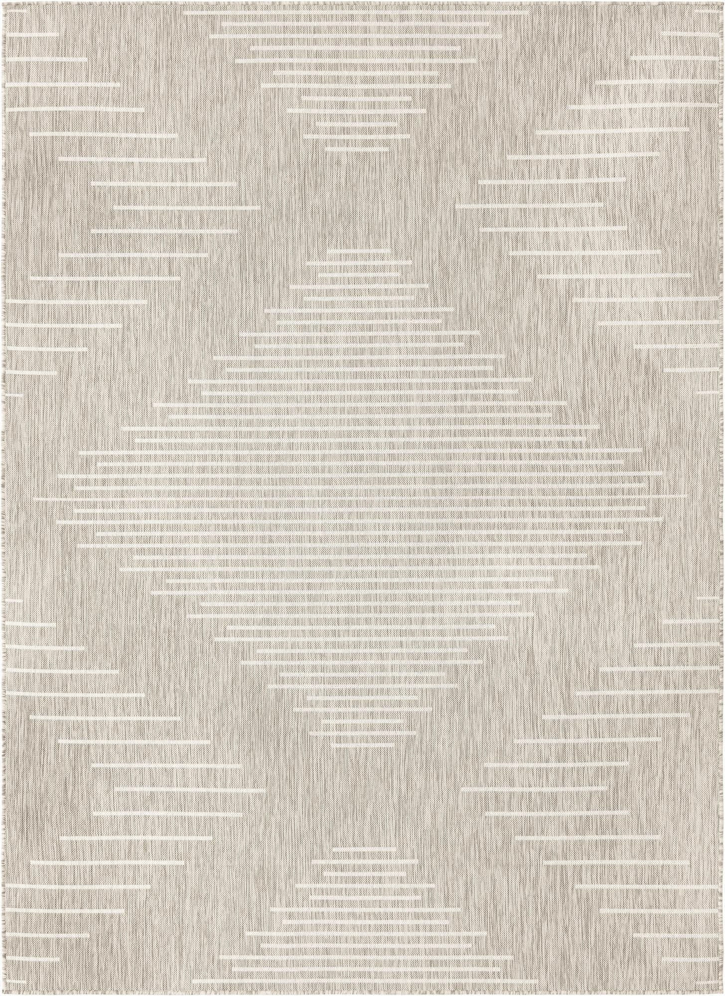  7' x 10'  Washable Modern Indoor / Outdoor Rug