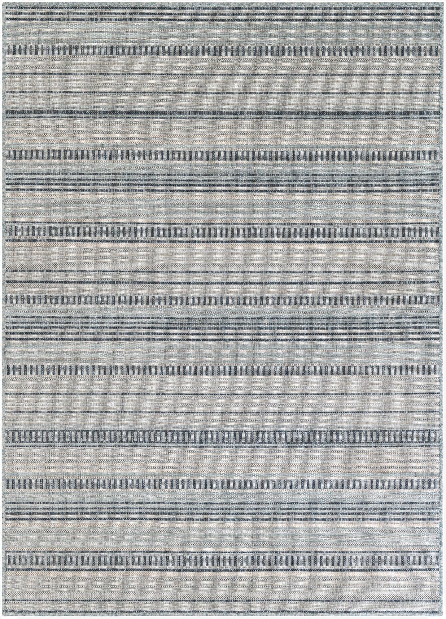  5' x 6' 10  Washable Modern Indoor / Outdoor Rug