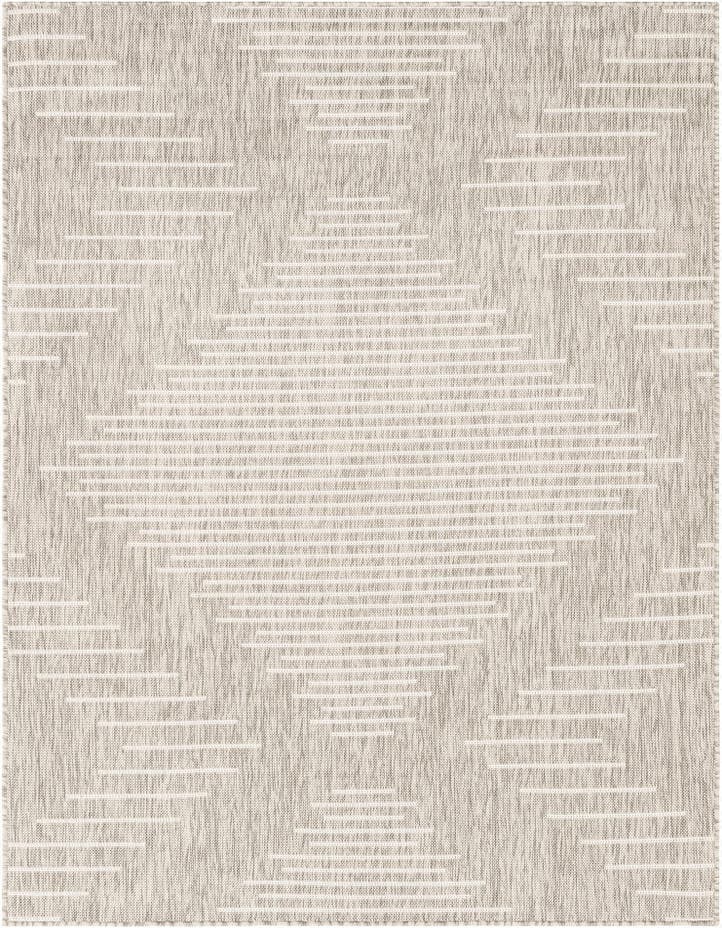 5' 3 x 7' 7  Washable Modern Indoor / Outdoor Rug
