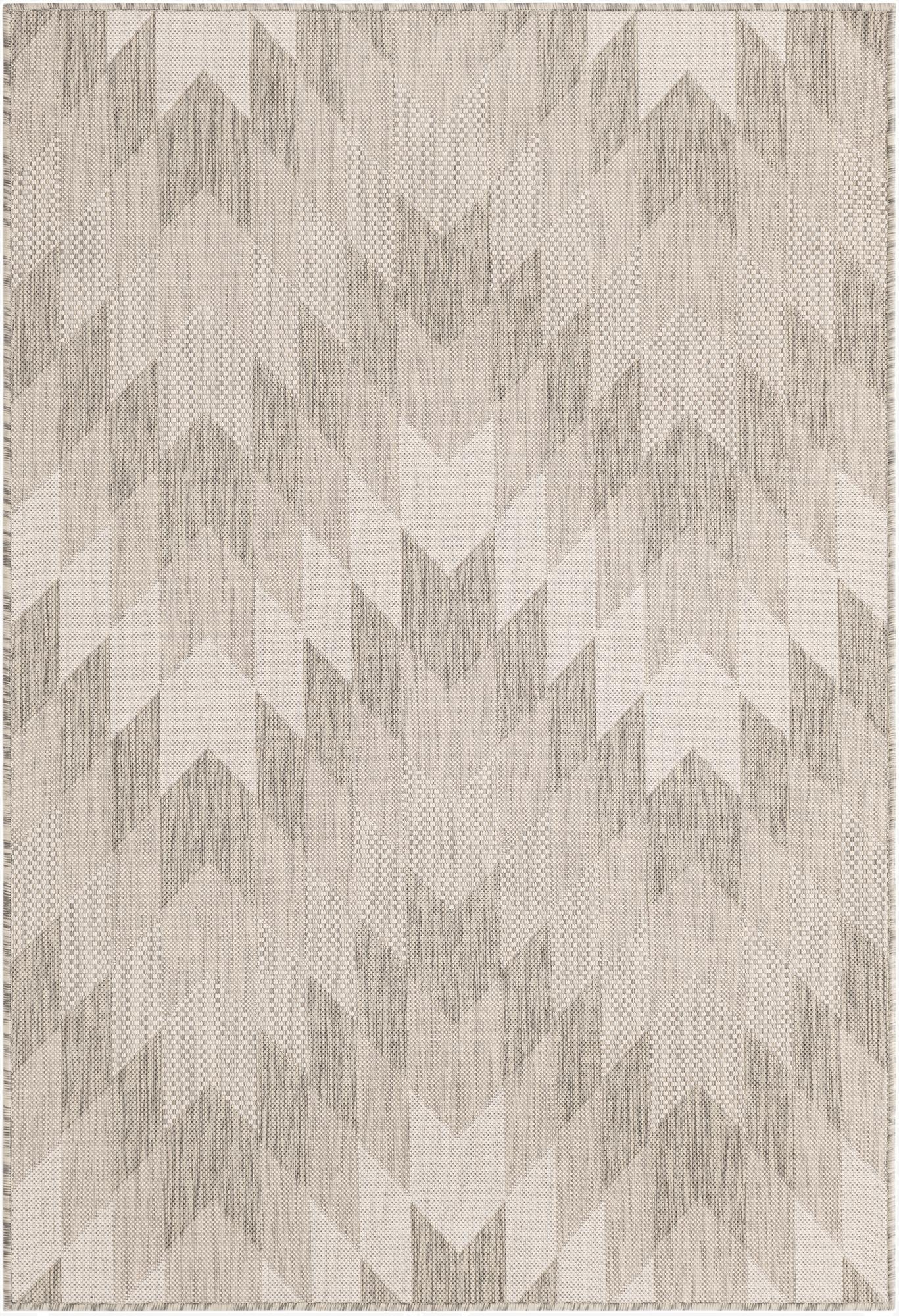  4' x 6'  Washable Modern Indoor / Outdoor Rug