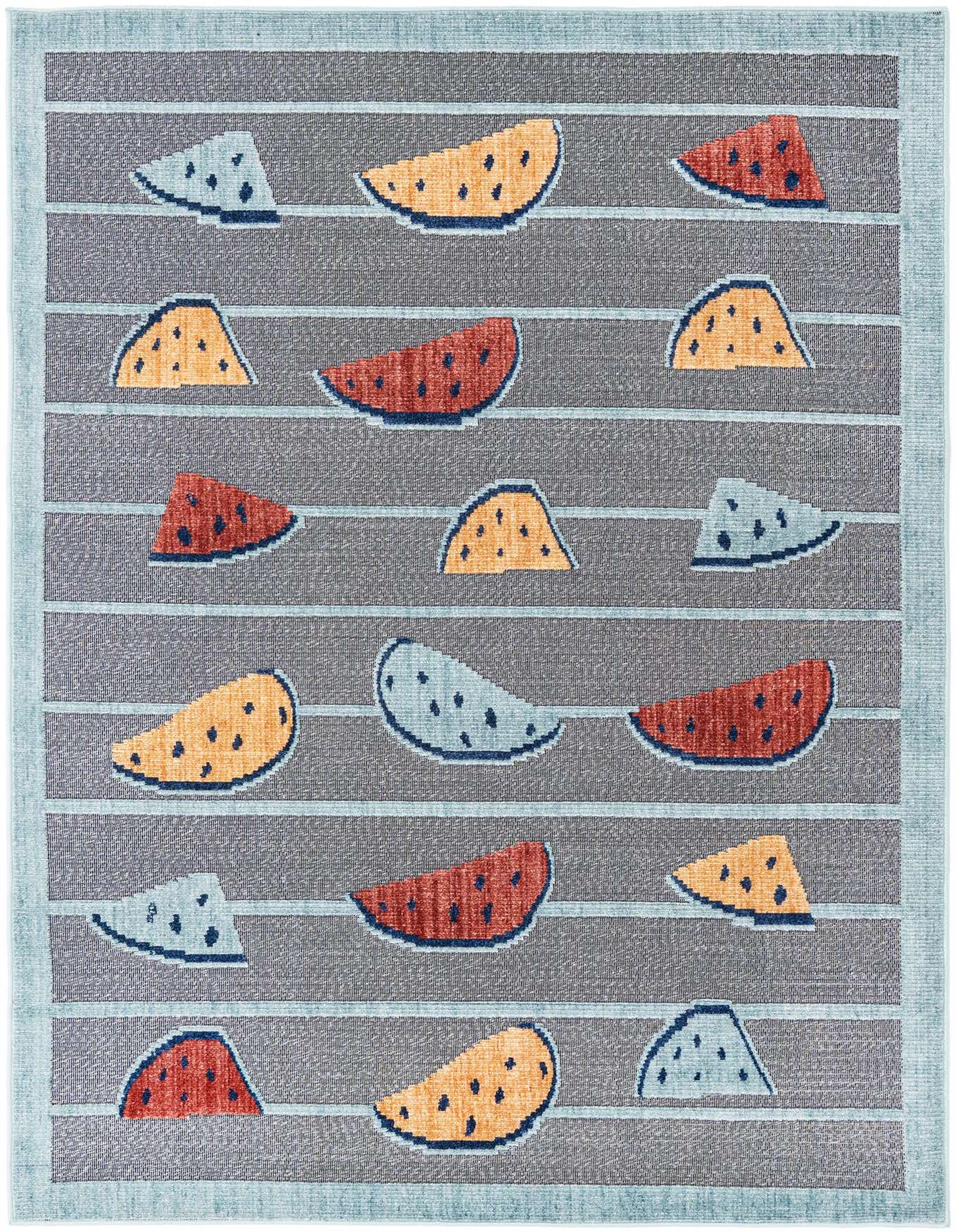 Primary image  5' x 7' 7  Washable  Indoor / Outdoor Rug