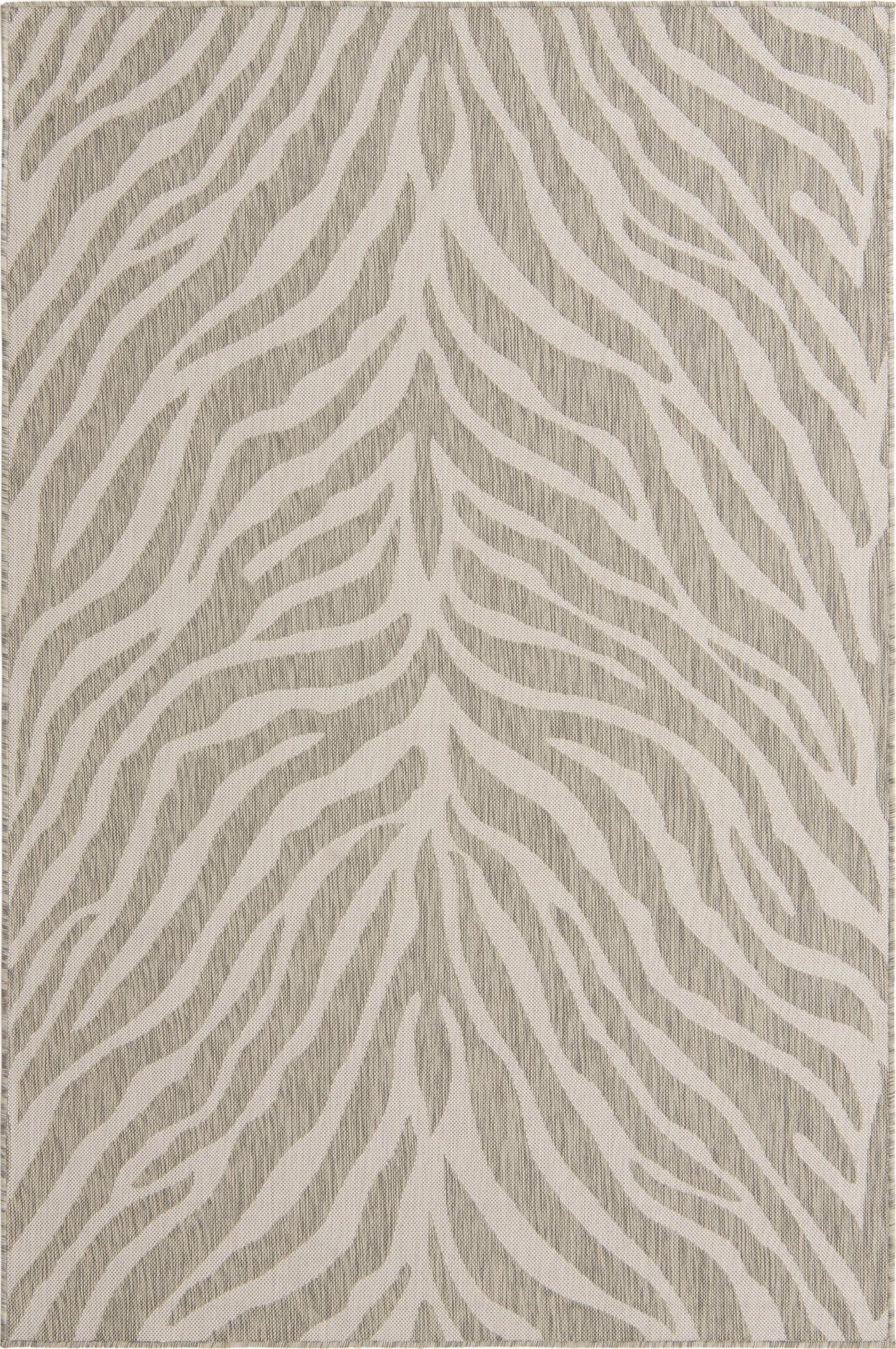  5' 3 x 8'  Washable Safari Indoor / Outdoor Rug