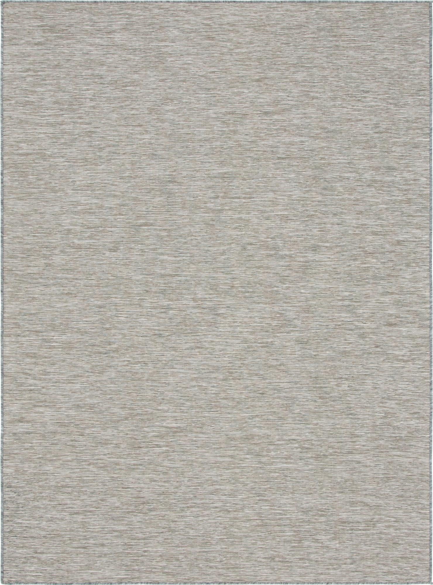  7' 5 x 10'  Washable Solid Indoor / Outdoor Rug