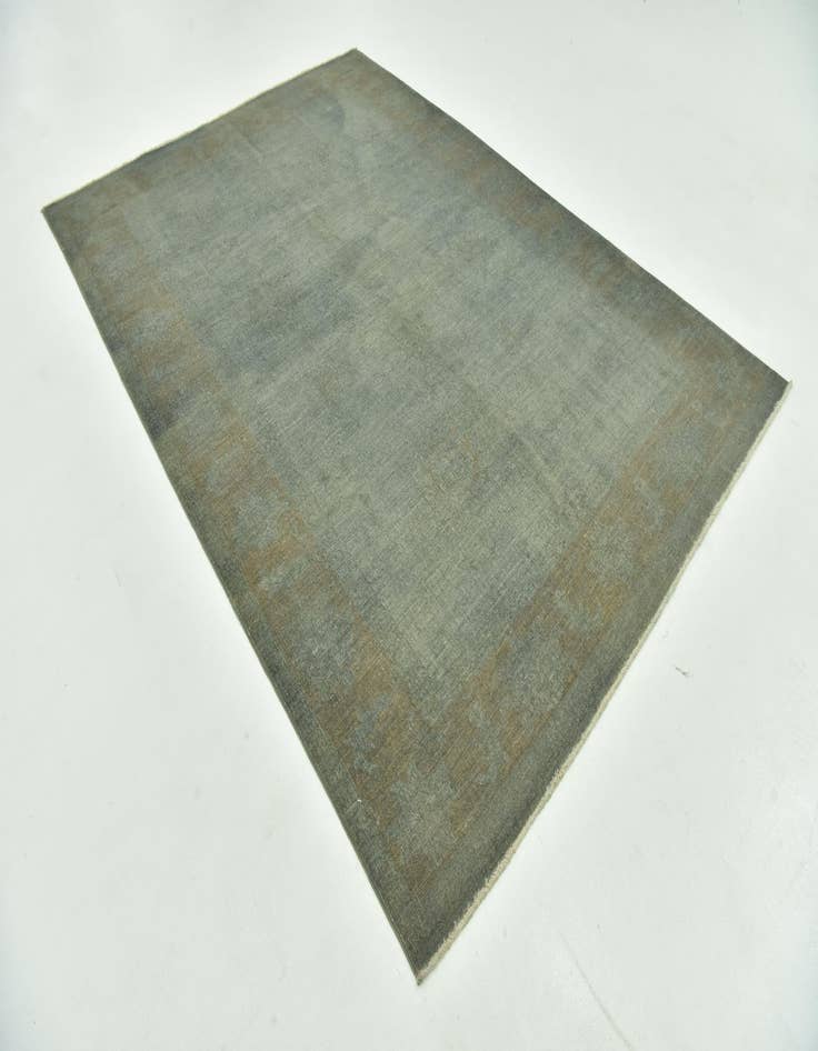 Detail image of  6' 6 x 9' 2  Hand Knotted Over-Dyed Ziegler Rug