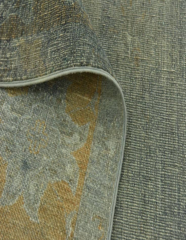 Detail image of  6' 6 x 9' 2  Hand Knotted Over-Dyed Ziegler Rug