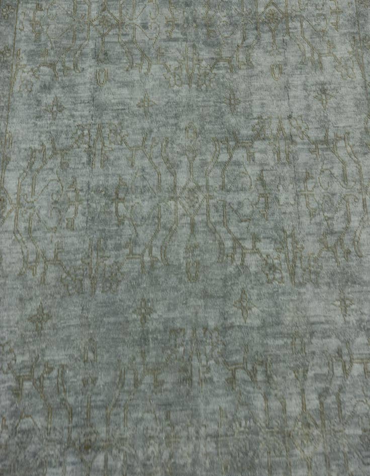 Detail image of  5' x 6' 6  Hand Knotted Over-Dyed Ziegler Rug