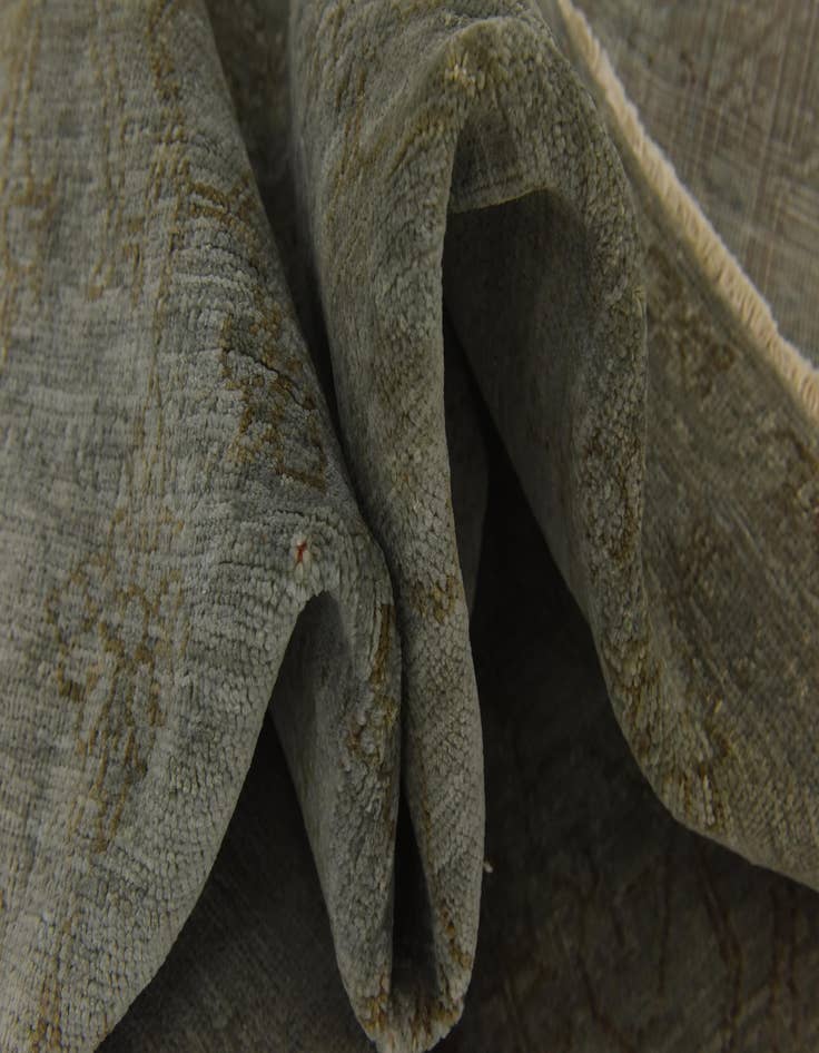 Detail image of  4' 9 x 6' 6  Hand Knotted Over-Dyed Ziegler Rug