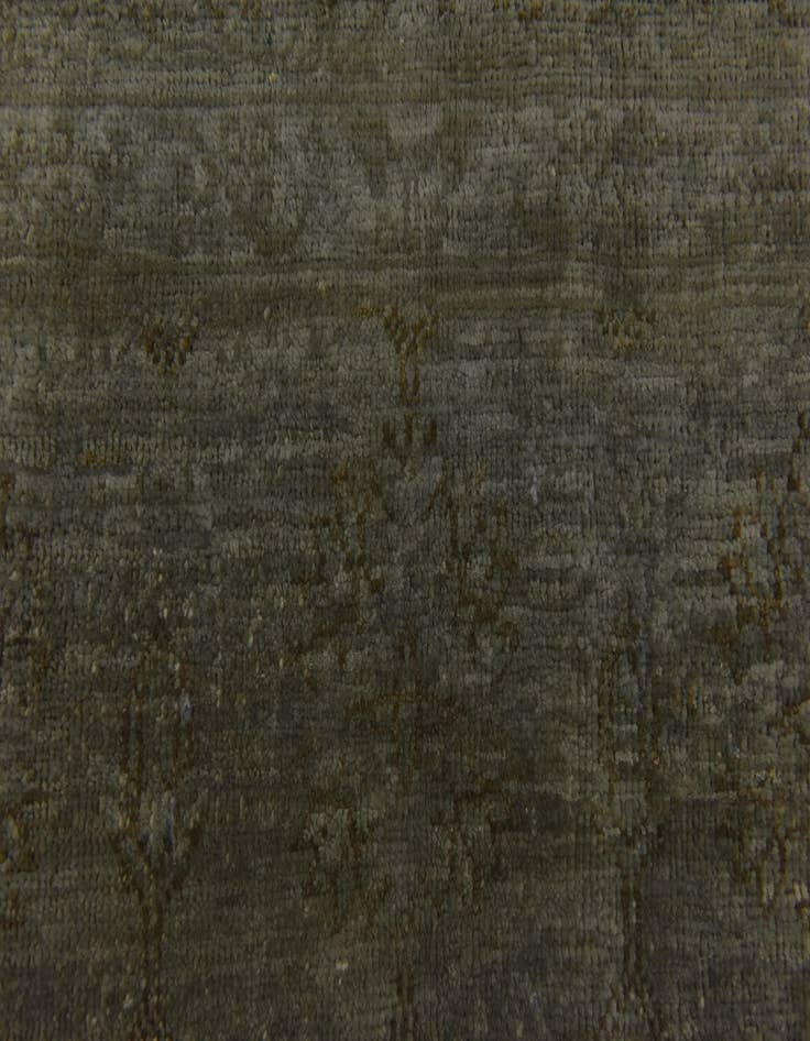 Detail image of  4' 9 x 6' 6  Hand Knotted Over-Dyed Ziegler Rug