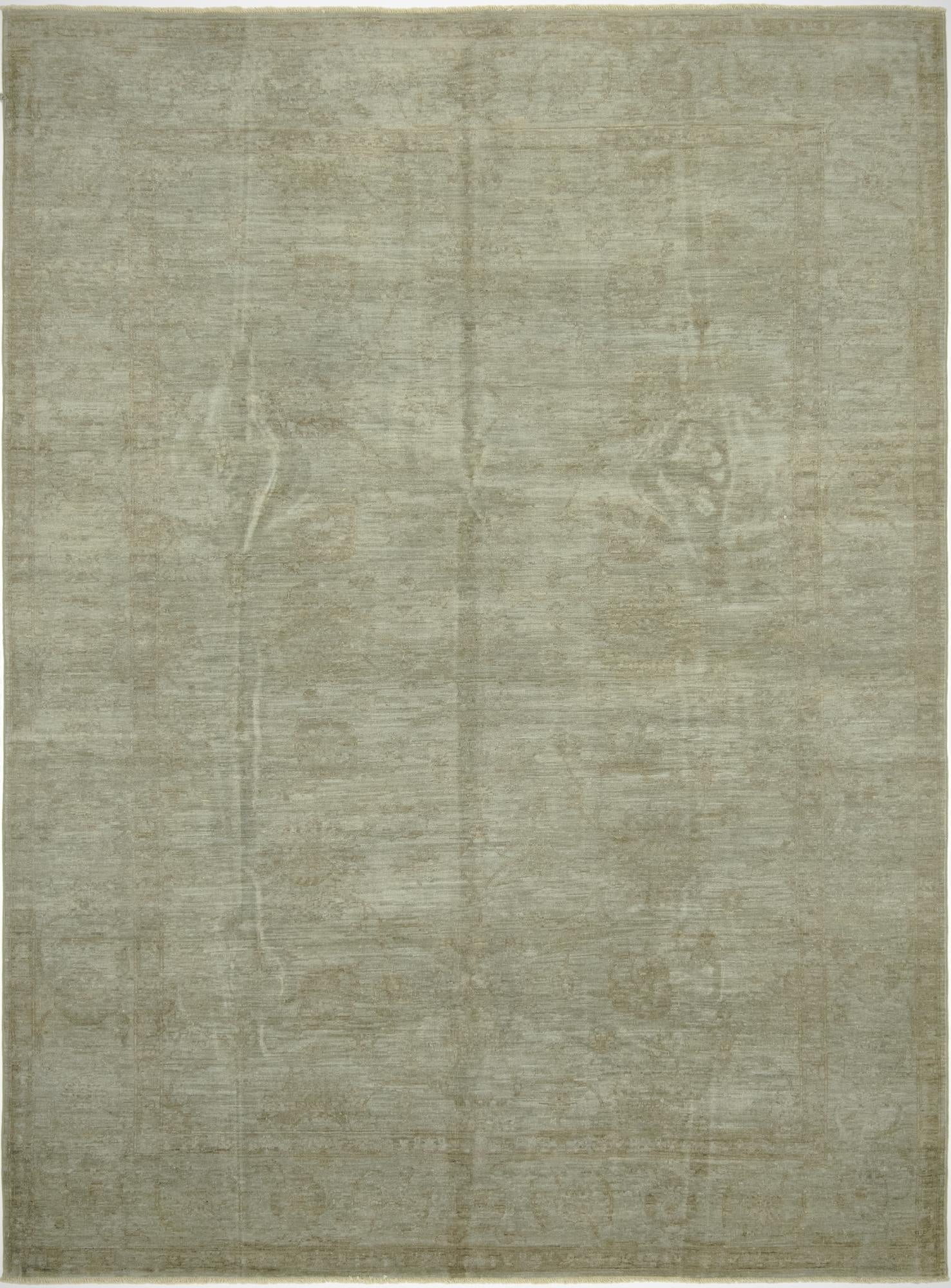  6' 2 x 8' 5  Hand Knotted Over-Dyed Ziegler Rug