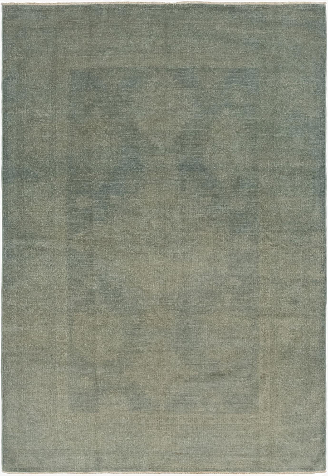  5' 7 x 7' 9  Hand Knotted Over-Dyed Ziegler Rug