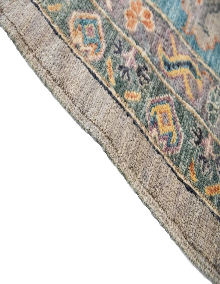 Detail image of  13' 3 x 19' 2  Hand Knotted Peshawar Ziegler Rug