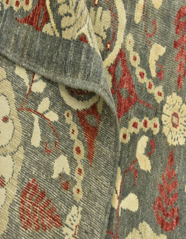 Detail image of  10' x 13' 6  Hand Knotted Peshawar Ziegler Rug