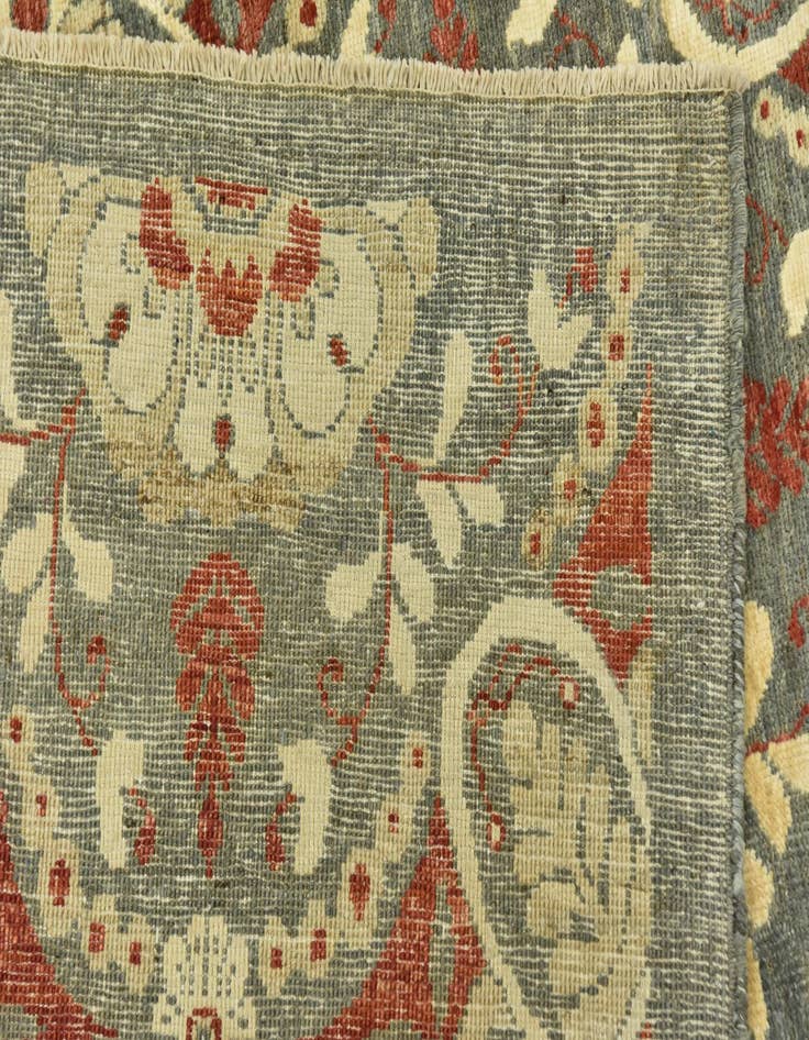 Detail image of  10' x 13' 6  Hand Knotted Peshawar Ziegler Rug