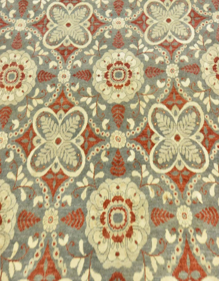Detail image of  10' x 13' 6  Hand Knotted Peshawar Ziegler Rug
