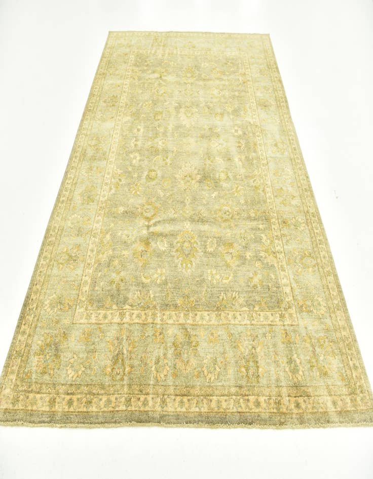 Detail image of  6' 6 x 9' 4  Hand Knotted Peshawar Ziegler Rug