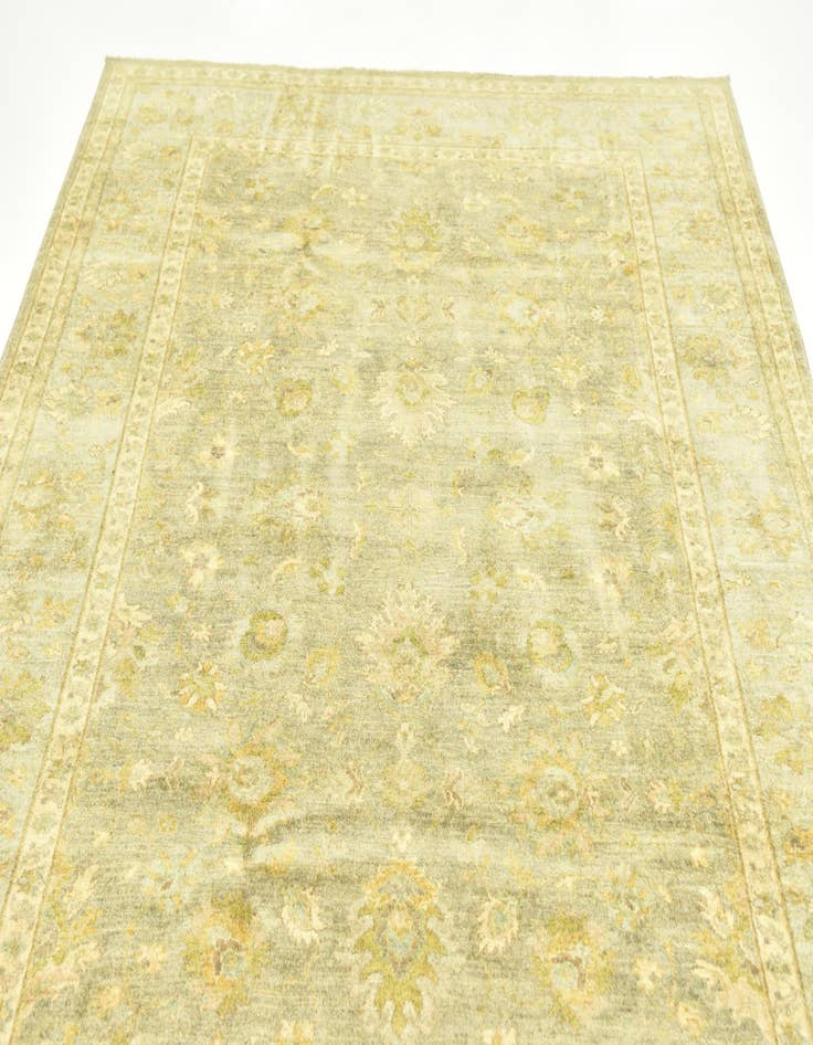 Detail image of  6' 6 x 9' 4  Hand Knotted Peshawar Ziegler Rug