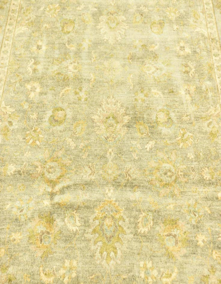 Detail image of  6' 6 x 9' 4  Hand Knotted Peshawar Ziegler Rug