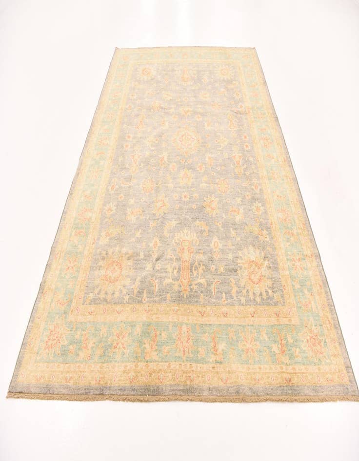 Detail image of  6' 11 x 10' 10  Hand Knotted Peshawar Ziegler Rug