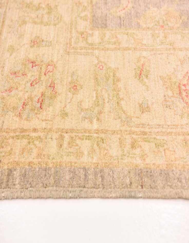 Detail image of  6' 8 x 9' 7  Hand Knotted Peshawar Ziegler Rug