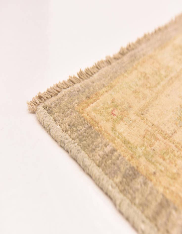 Detail image of  6' 8 x 9' 7  Hand Knotted Peshawar Ziegler Rug