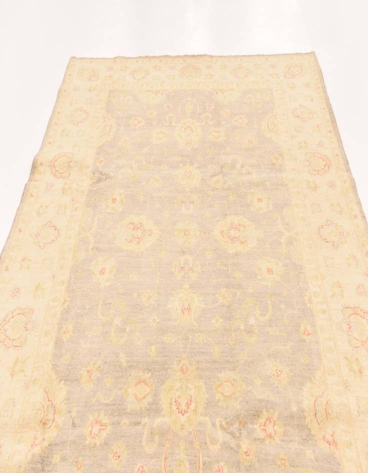 Detail image of  6' 9 x 10'  Hand Knotted Peshawar Ziegler Rug