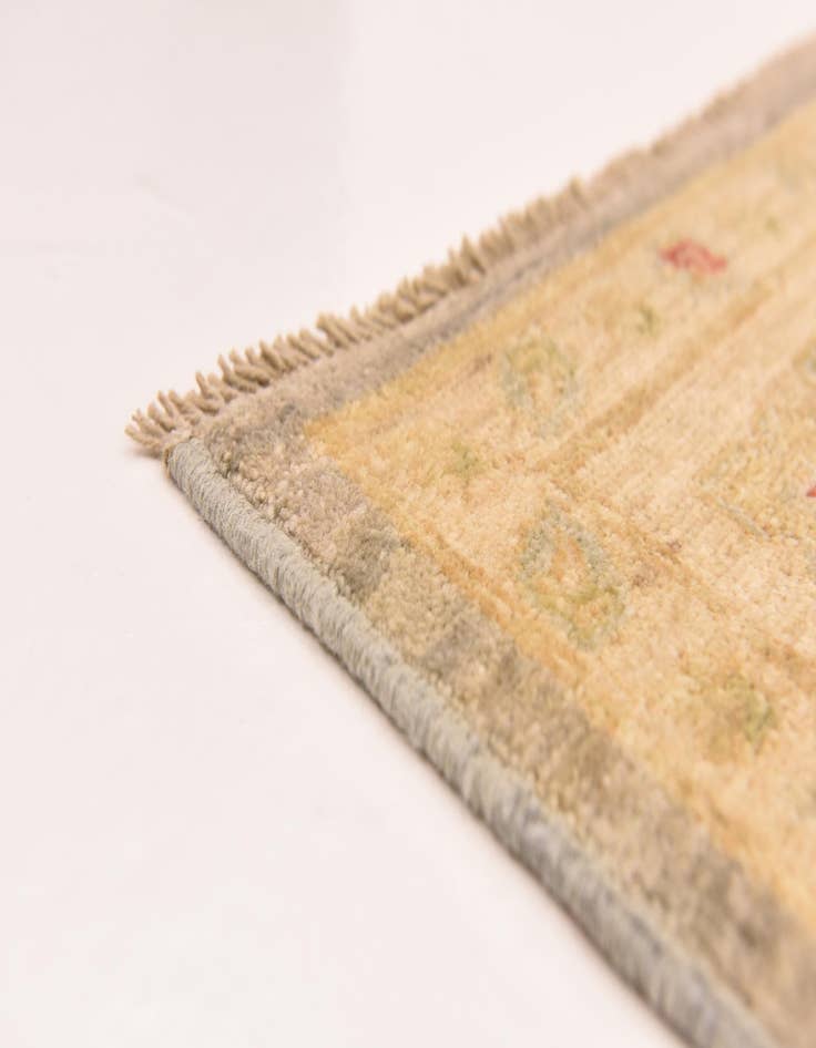 Detail image of  6' 9 x 10'  Hand Knotted Peshawar Ziegler Rug