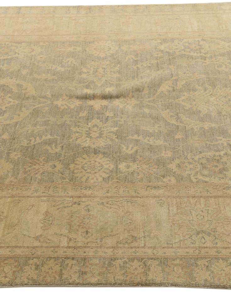 Detail image of  6' x 9' 4  Hand Knotted Peshawar Ziegler Rug