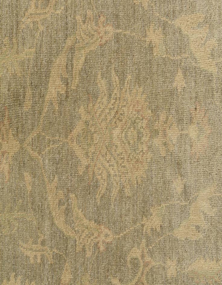 Detail image of  6' x 9' 4  Hand Knotted Peshawar Ziegler Rug