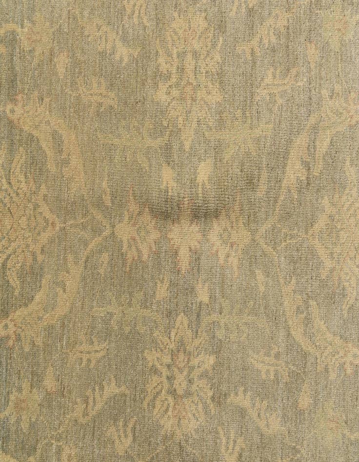 Detail image of  6' x 9' 4  Hand Knotted Peshawar Ziegler Rug