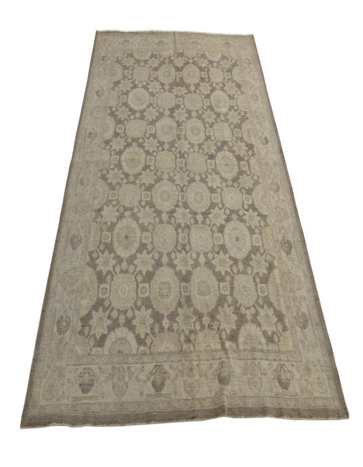 Detail image of  5' 1 x 7' 2  Hand Knotted Peshawar Ziegler Rug