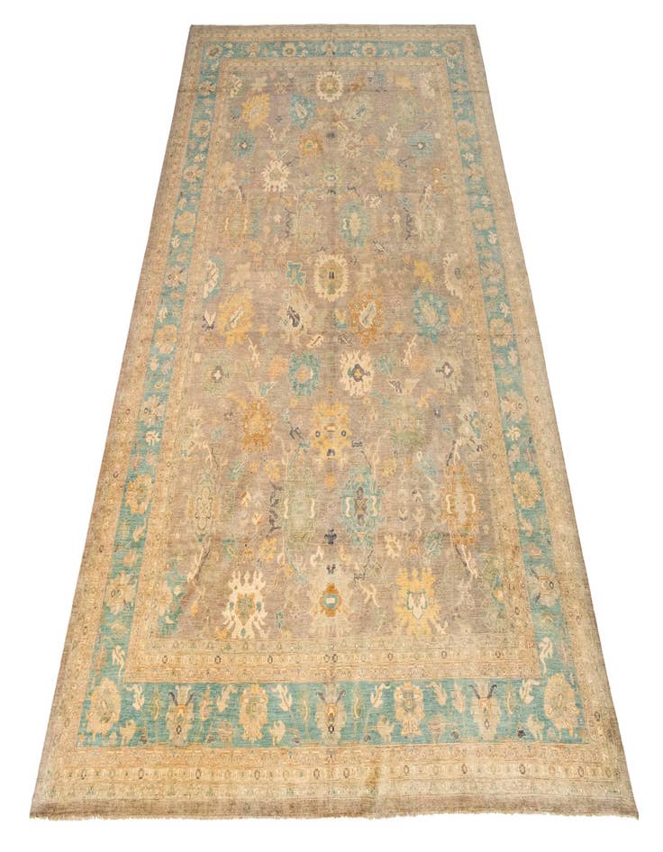 Detail image of  16' x 22' 10  Hand Knotted Peshawar Ziegler Rug