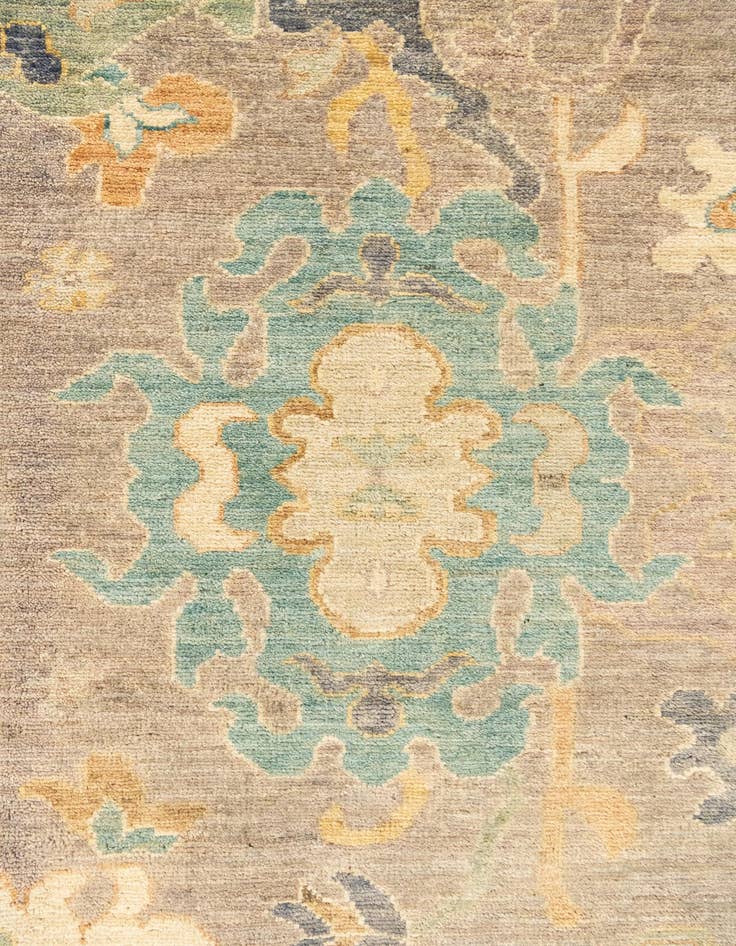Detail image of  16' x 22' 10  Hand Knotted Peshawar Ziegler Rug