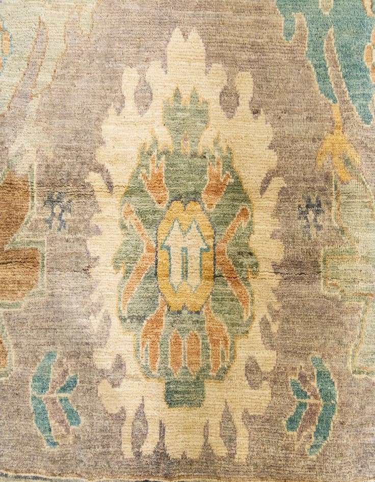 Detail image of  16' x 22' 10  Hand Knotted Peshawar Ziegler Rug