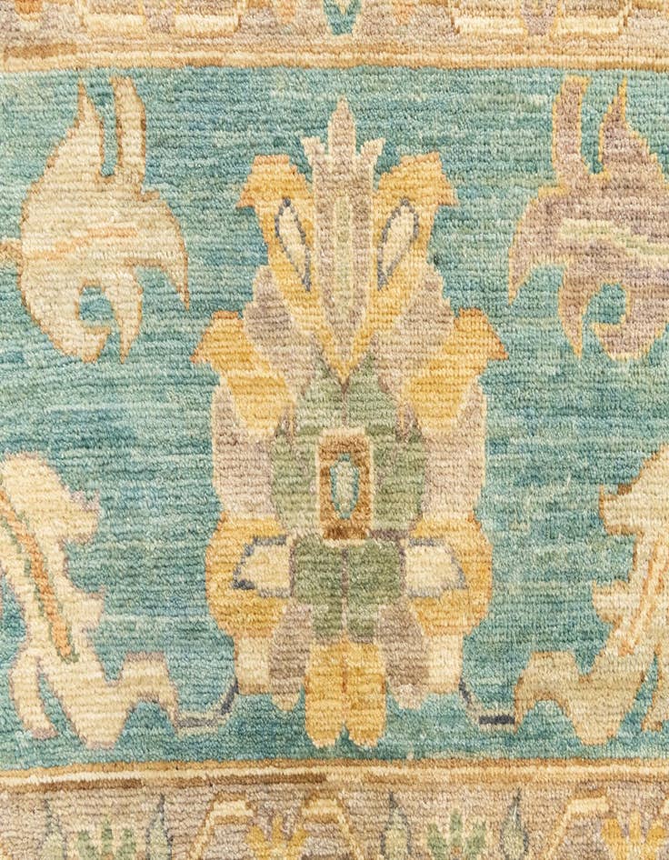 Detail image of  16' x 22' 10  Hand Knotted Peshawar Ziegler Rug