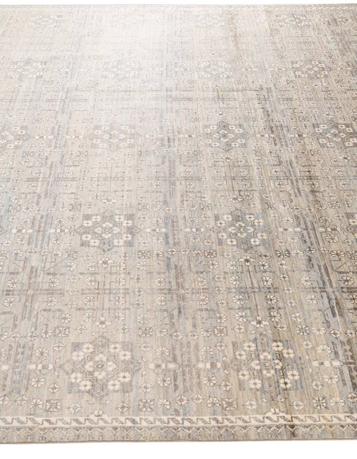 Detail image of  8' 2 x 11' 6  Hand Knotted Peshawar Ziegler Rug