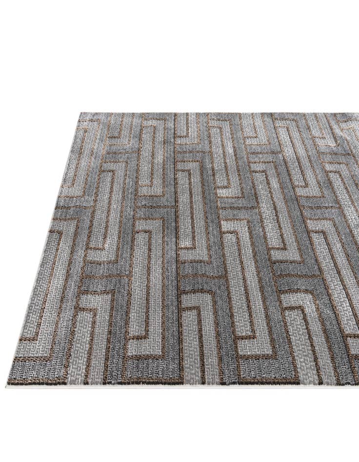 Detail image of  5' x 7' 4 Saturn Rug