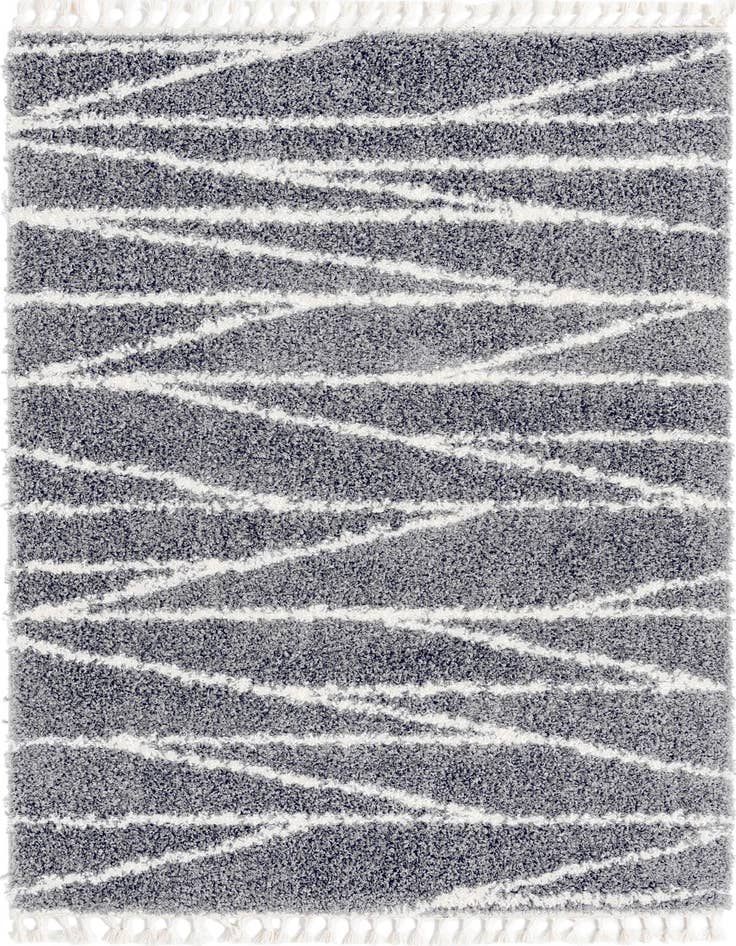 Detail image of  5' 3 x 8' Serenity Shag Rug