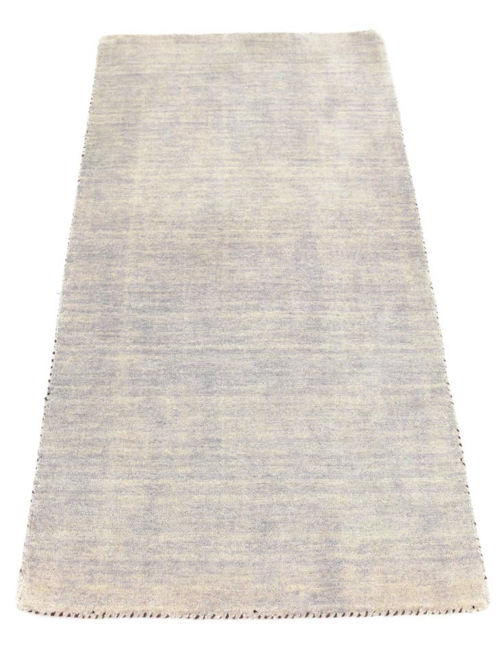 Detail image of  3' 3 x 5' 3  Hand Knotted Solid Gabbeh Wool Rug