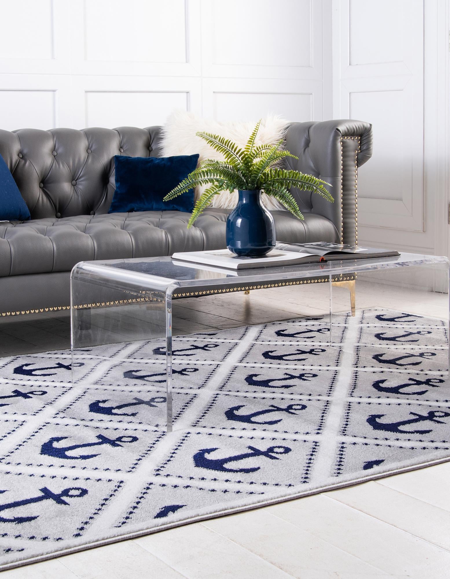 Gray 5' 3 x 8' Sydney Rug | Rugs.com