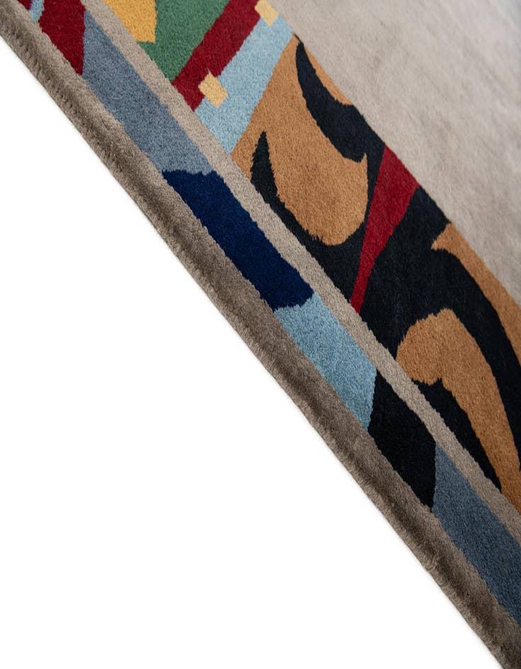 Detail image of  6' 10 x 10'  Hand Knotted Tibet Wool Rug