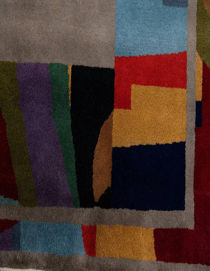 Detail image of  6' 10 x 10'  Hand Knotted Tibet Wool Rug