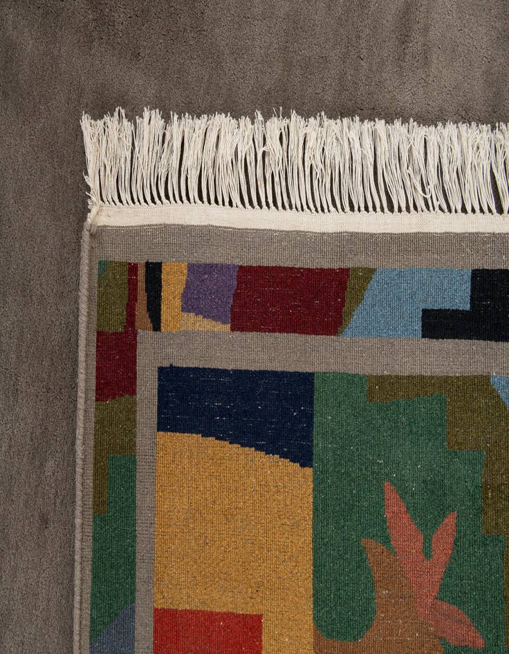 Detail image of  6' 10 x 10'  Hand Knotted Tibet Wool Rug