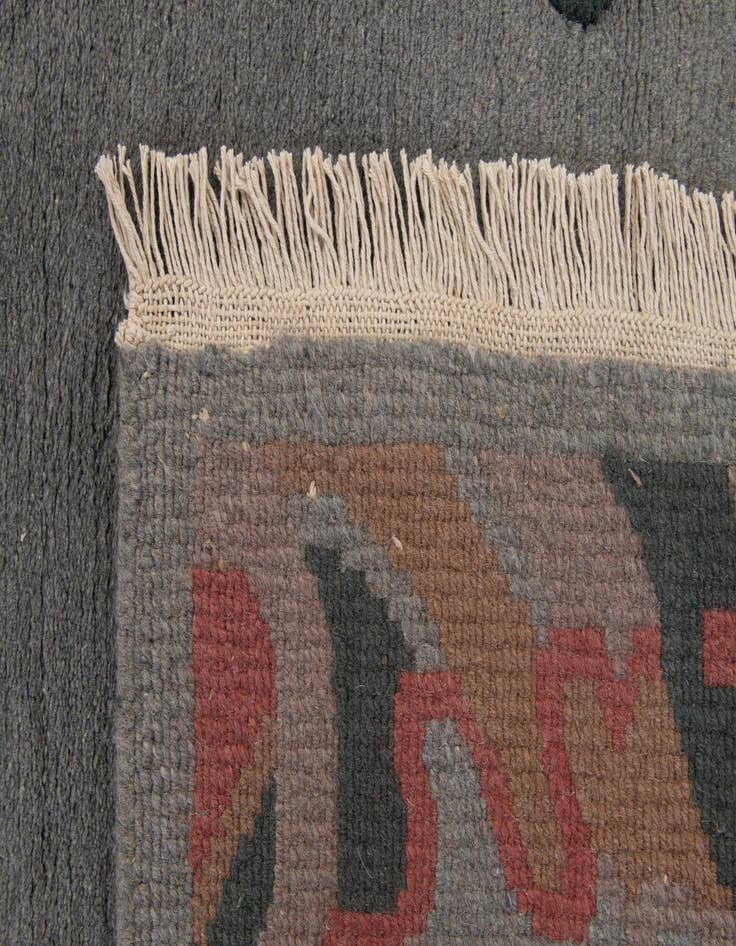 Detail image of  4' x 5' 10  Hand Knotted Tibet Wool Rug