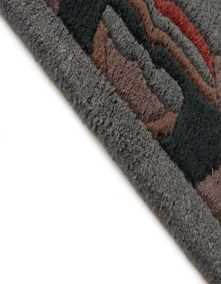 Detail image of  4' x 5' 10  Hand Knotted Tibet Wool Rug