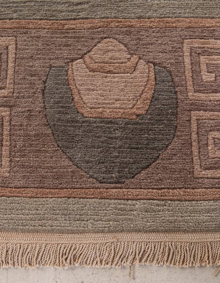 Detail image of  8' 4 x 11' 6  Hand Knotted Tibet Wool Rug