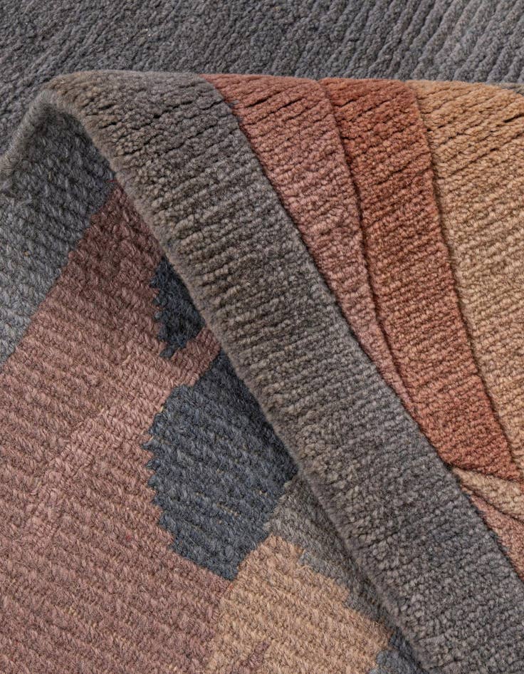 Detail image of  8' 6 x 11' 5  Hand Knotted Tibet Wool Rug