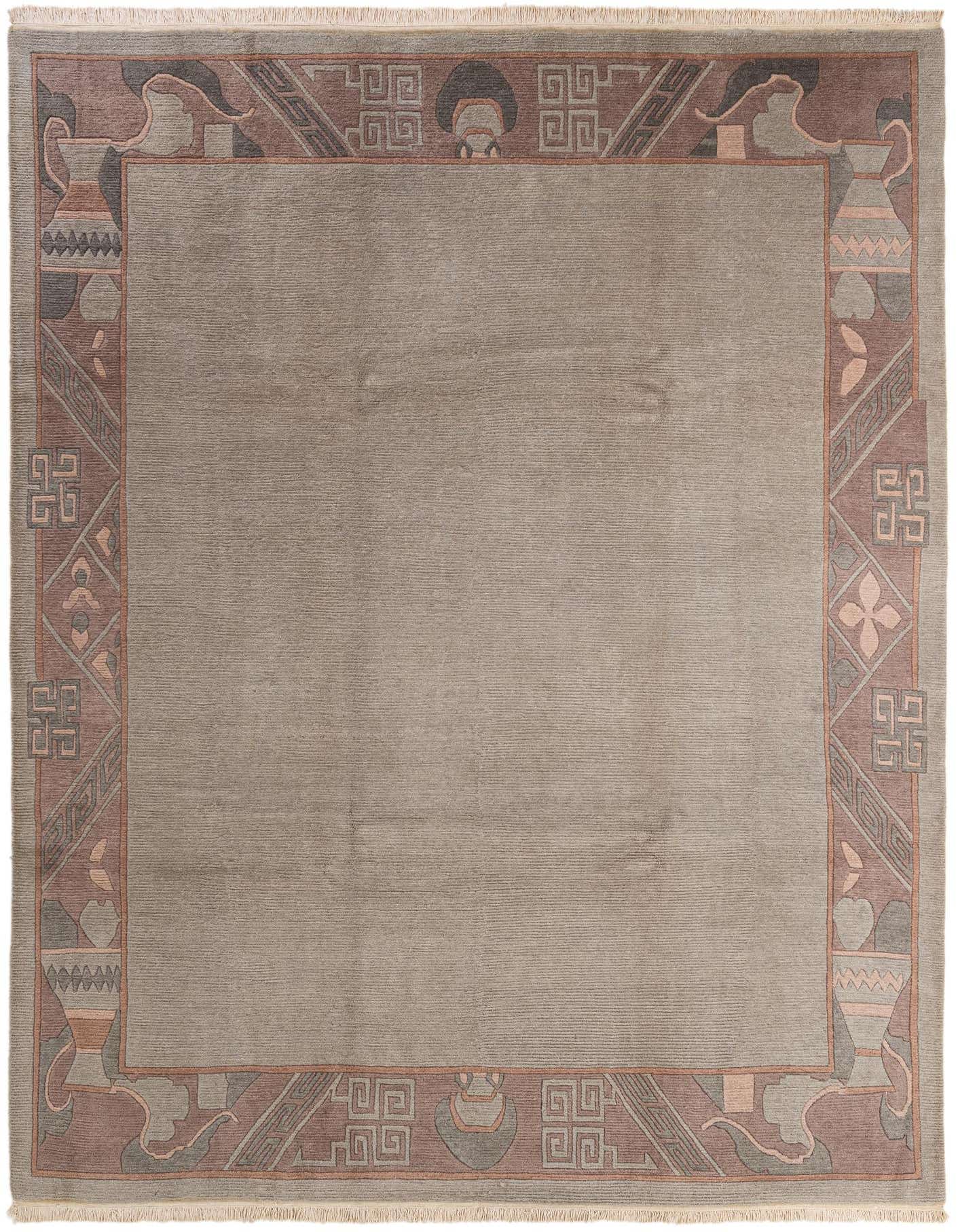 Primary image  8' 4 x 11' 7  Hand Knotted Tibet Wool Rug